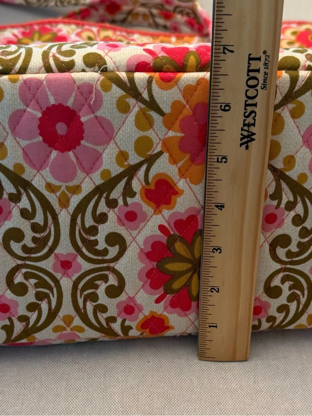 Vera Bradley Retired Folkloric Pattern Large Toggle Tote Bag - Picture 6 of 11